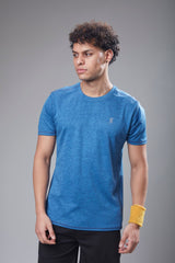 Men Solid Slim Fit Crew Neck T-shirt at Wholesale Price QR 40 | 8 Pcs Box
