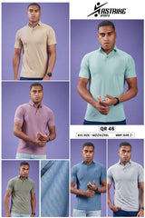 ASTRIKE SPORTS Polo Neck T-shirts at Wholesale Price QR-46 | 6 Pcs Packing
