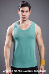 Men Slim Fit Crew Neck Innerwear Vest at Wholesale Price J-130 | 6 Pcs Box